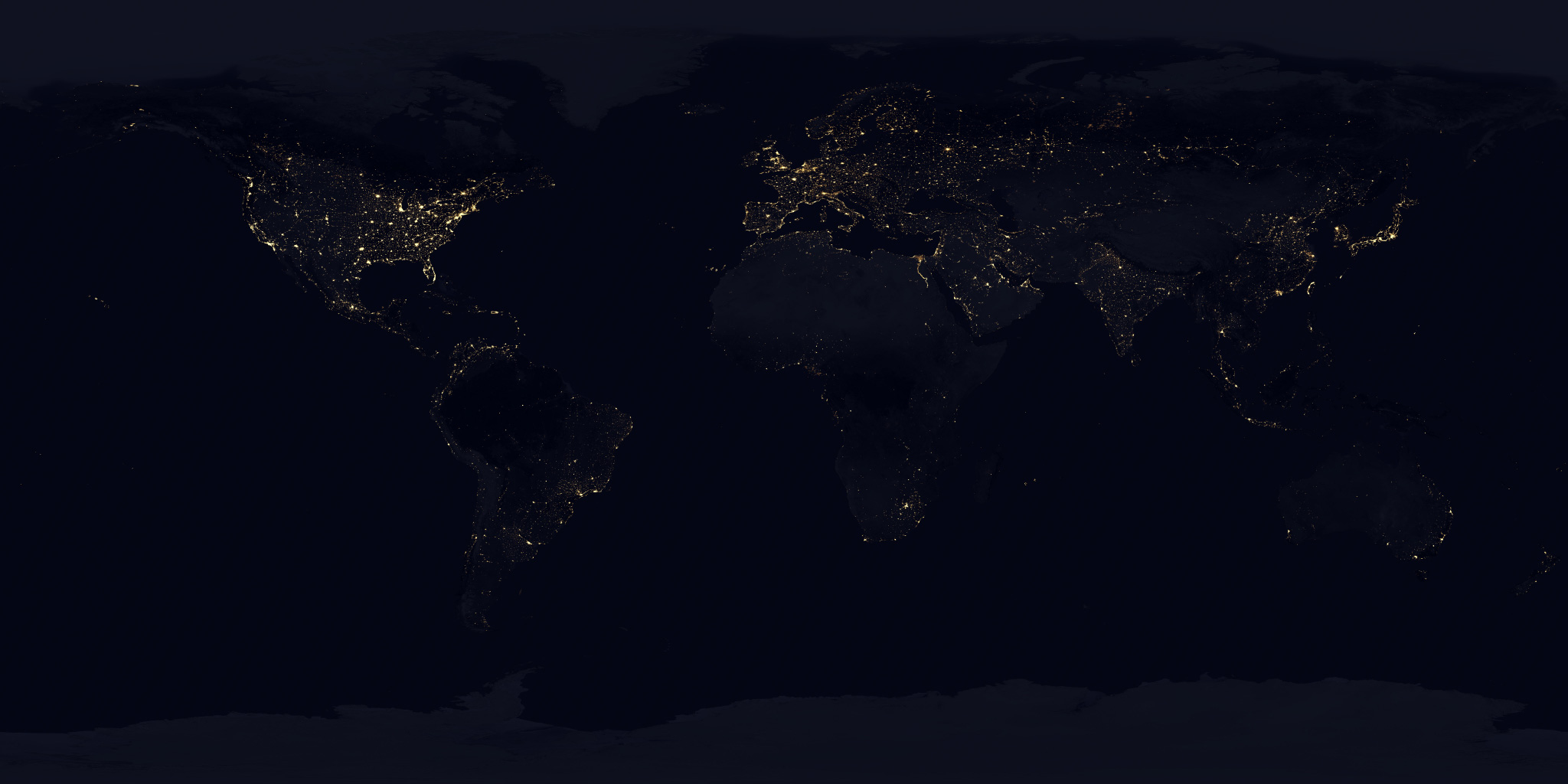 Global operations map